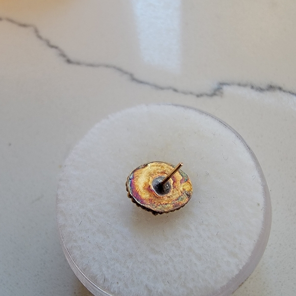 Oracle Body Jewelry Yellow Gold sunstone Threadless End - Picture 4 of 4